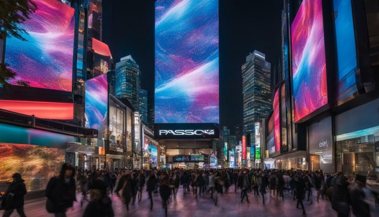 LED screen panels in Vancouver