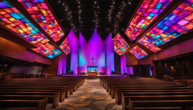 LED wall for church in Bellevue