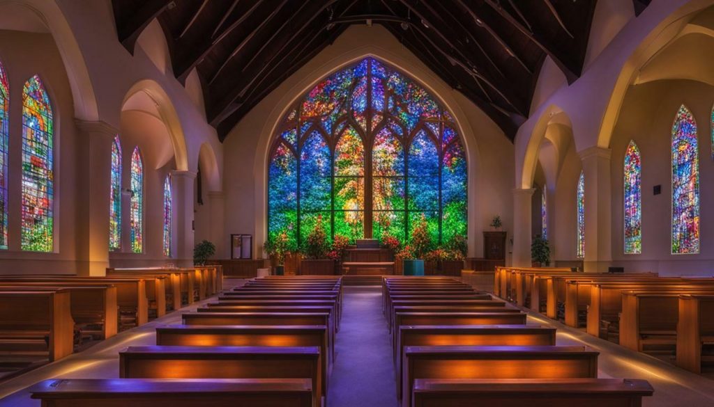 LED wall for church in Garden City