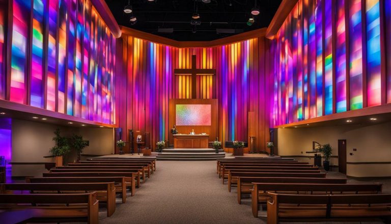 LED wall for church in Kennewick