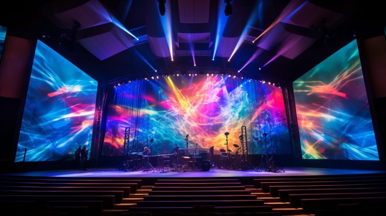 LED wall for church in Madison