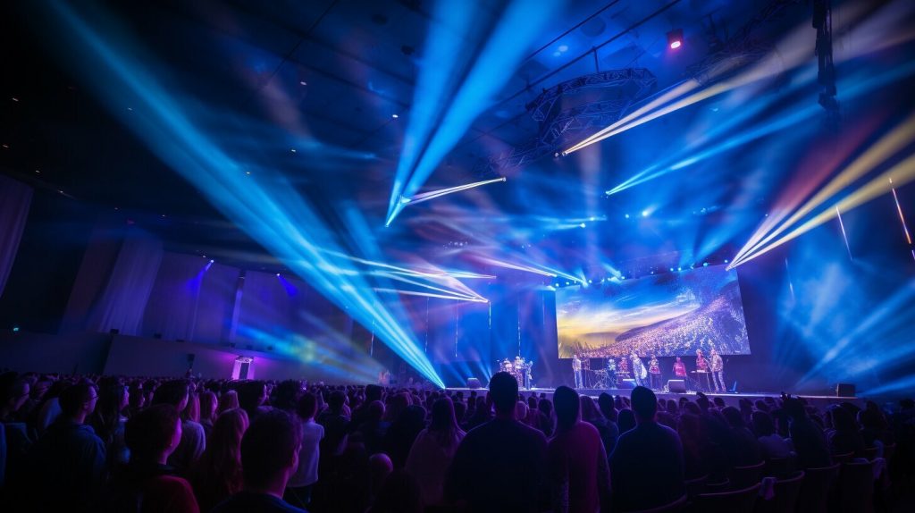 LED wall for church in Milwaukee