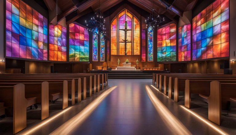 LED wall for church in Mountain Home