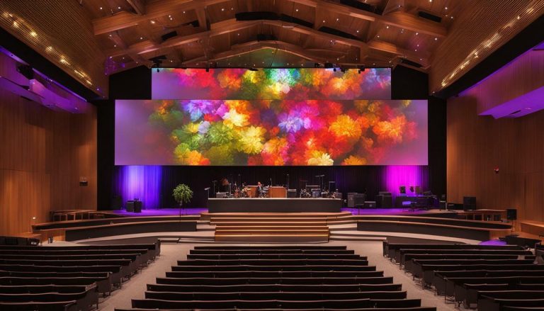 LED wall for church in Redmond