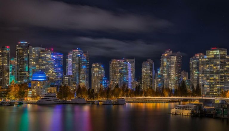 LED wall in Vancouver