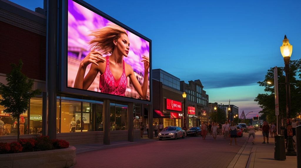 Outdoor LED screen in Appleton