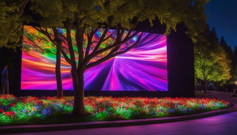 Outdoor LED screen in Boise