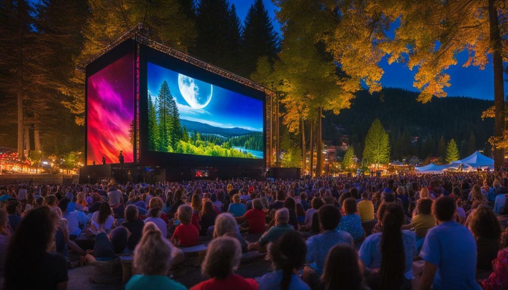 Outdoor LED screen in Coeur d'Alene