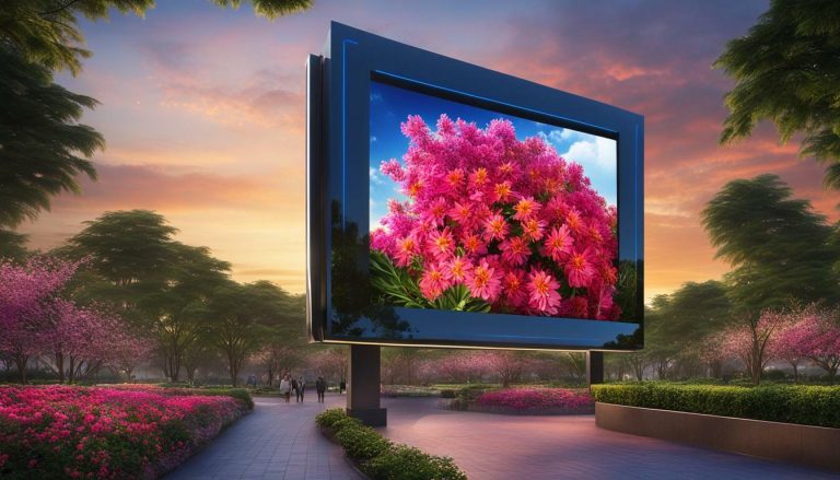 Outdoor LED screen in Garden City