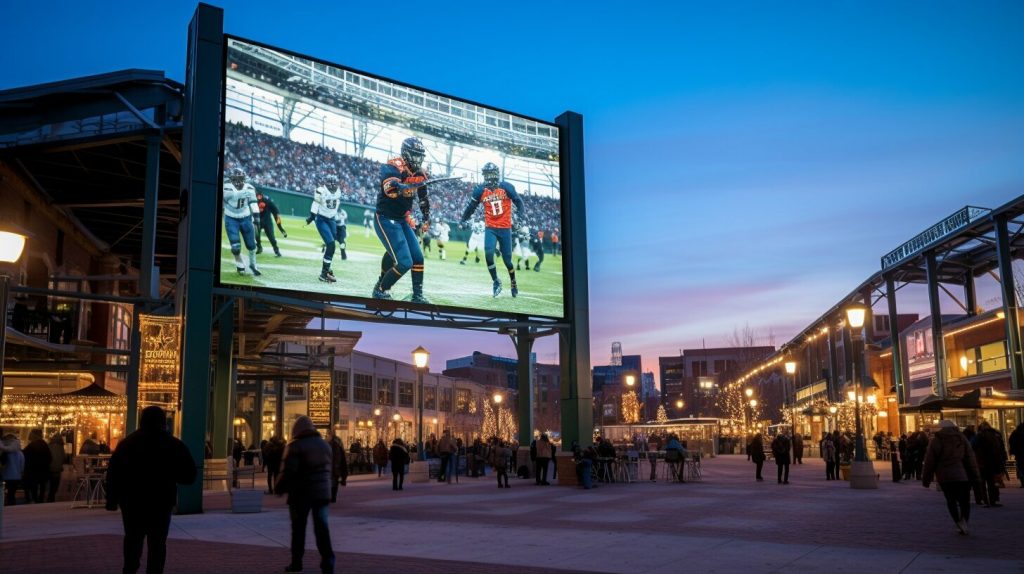 Outdoor LED screen in Green Bay