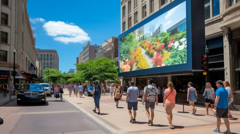 Outdoor LED screen in Madison