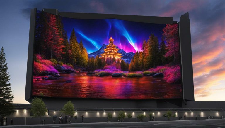 Outdoor LED screen in Post Falls