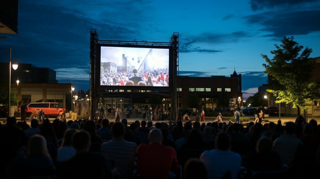 Outdoor LED screen in Racine