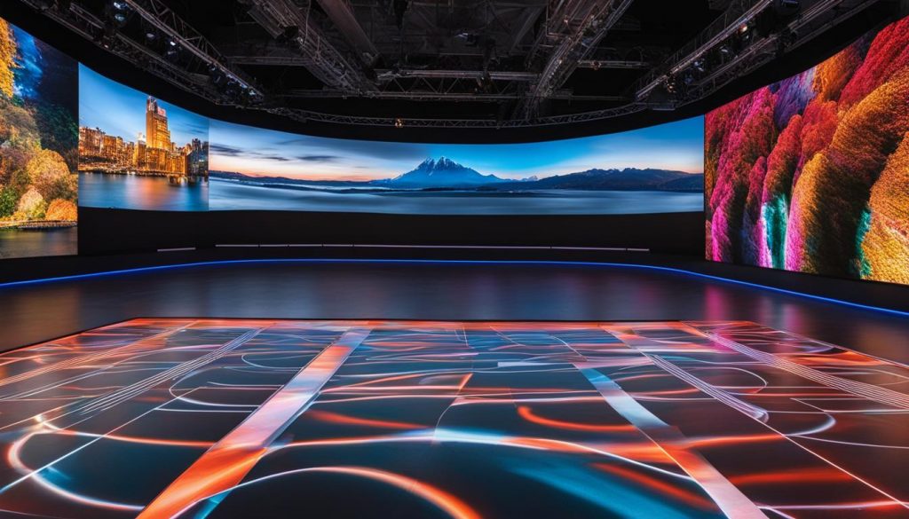 Affordable LED video walls