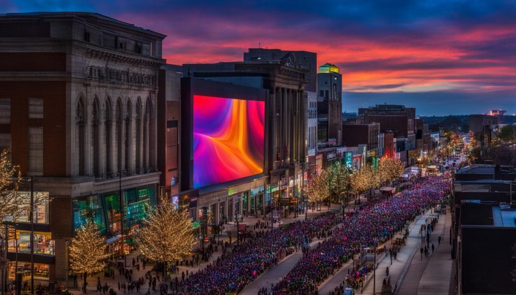 Big LED screen in Allentown