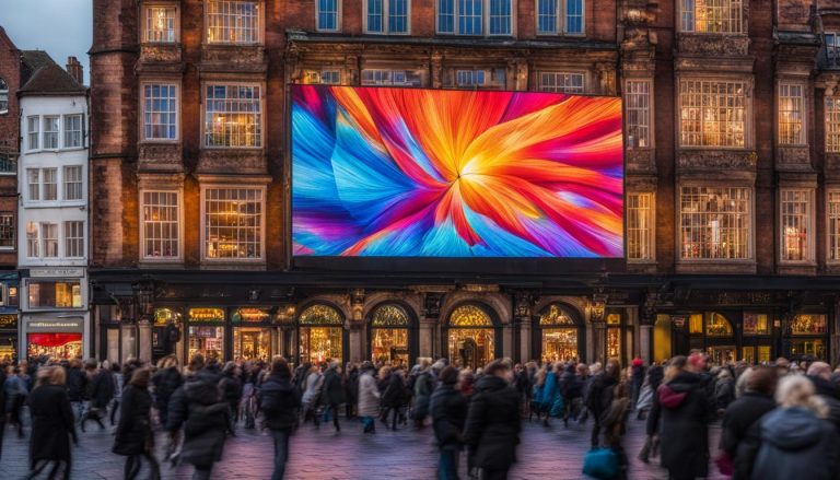 Big LED screen in Chester