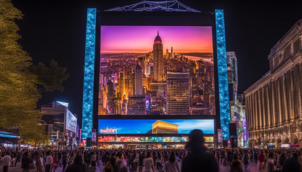 Big LED screen in Clarksville