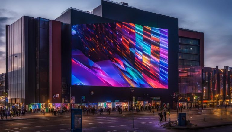 Big LED screen in Dundalk