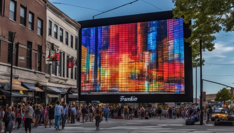 Big LED screen in Franklin