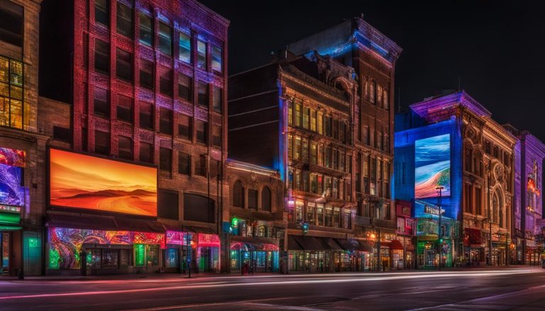 Big LED screen in Johnson City