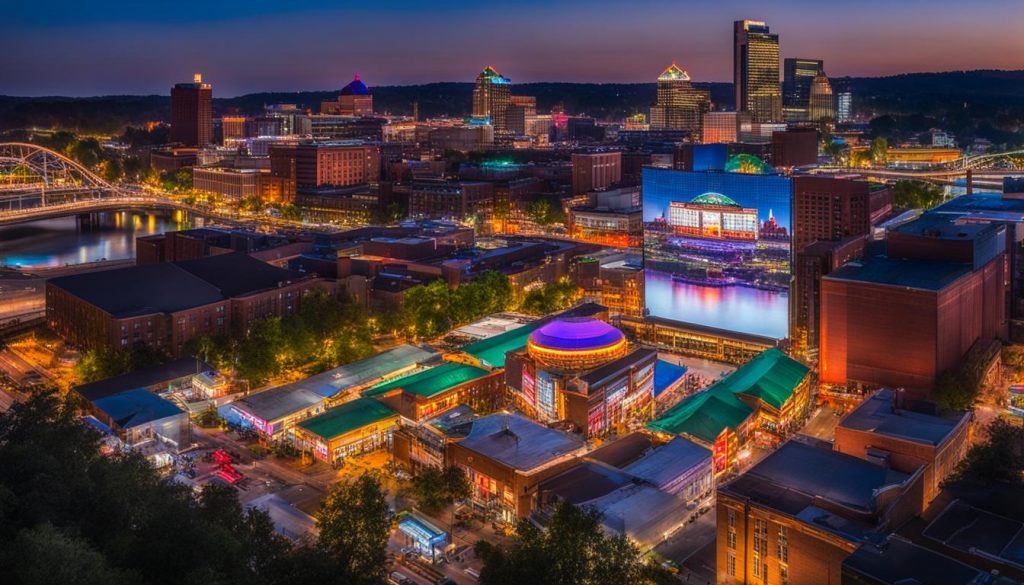 Big LED screen in Knoxville