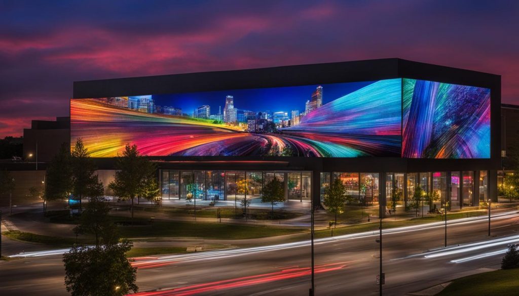 Big LED screen in Menomonee Falls