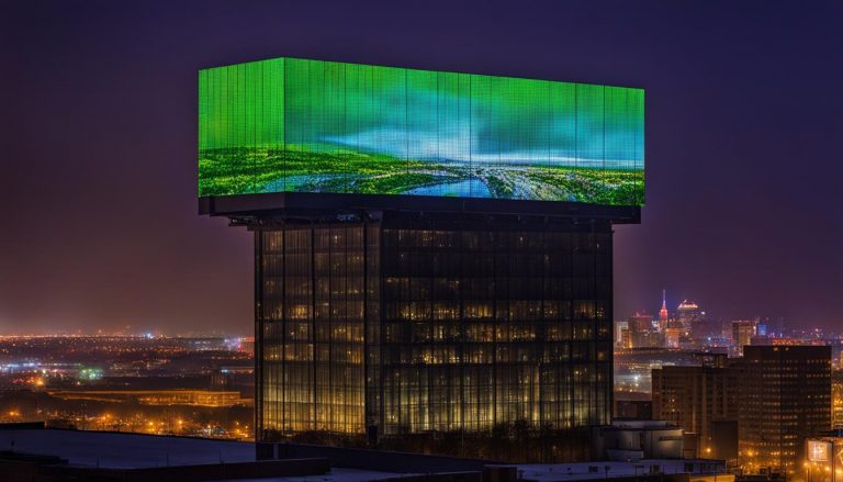 Big LED screen in Pontiac