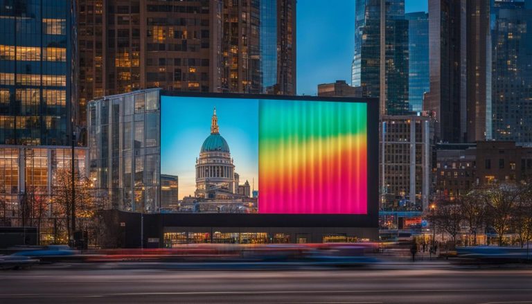 Big LED screen in Saint Paul