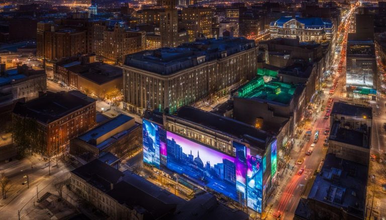 Big LED screen in Scranton