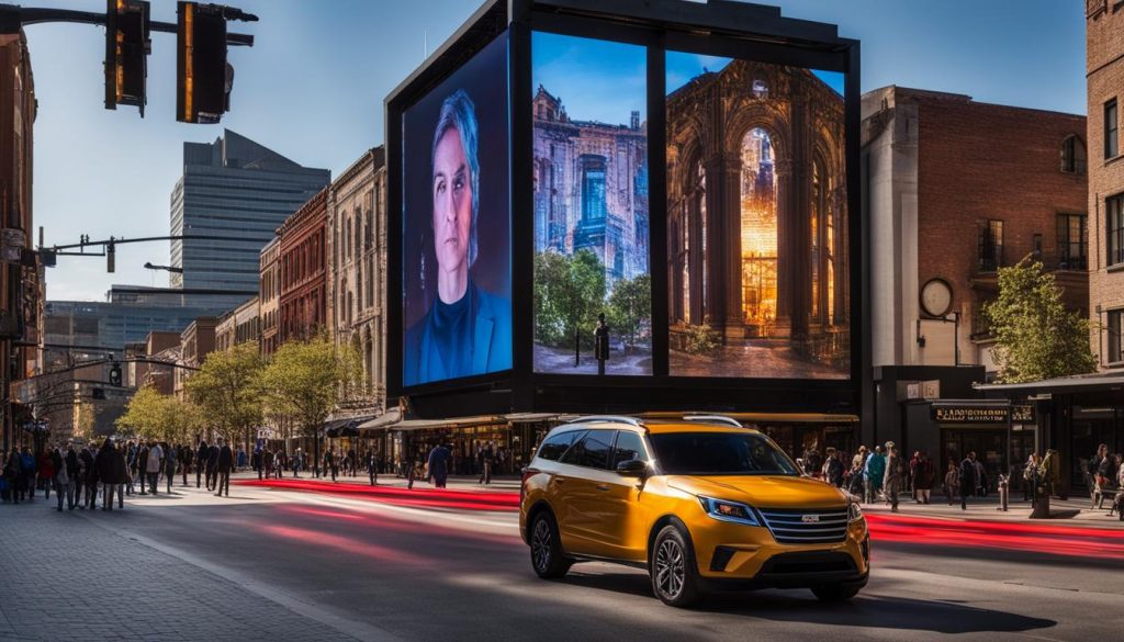 Big LED screen in Toledo