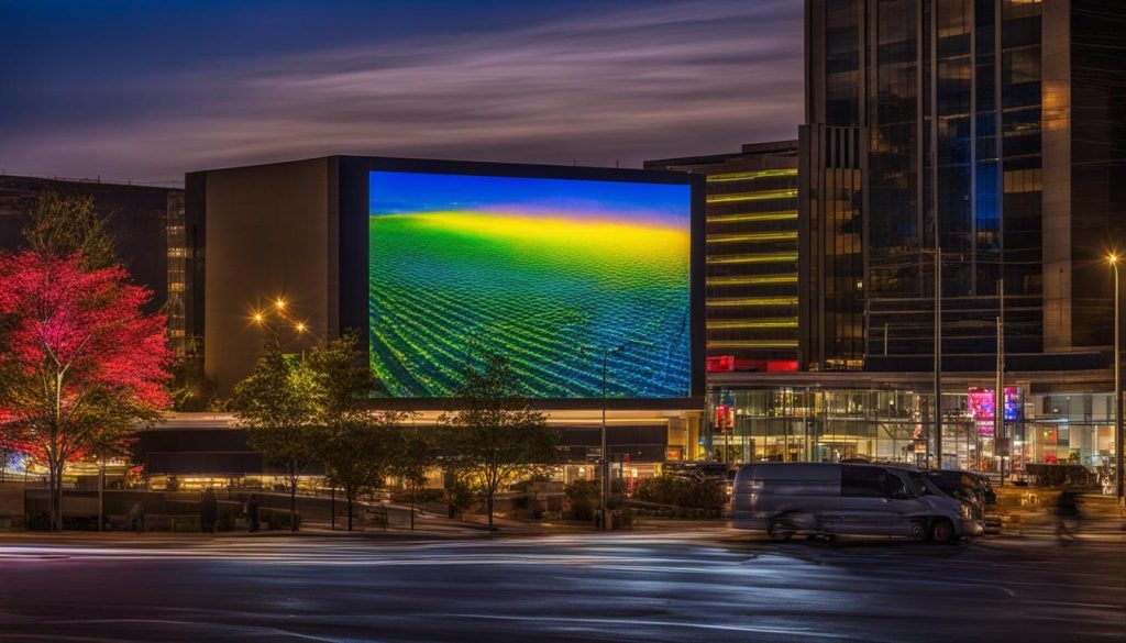 Big LED screen in Wilkes-Barre