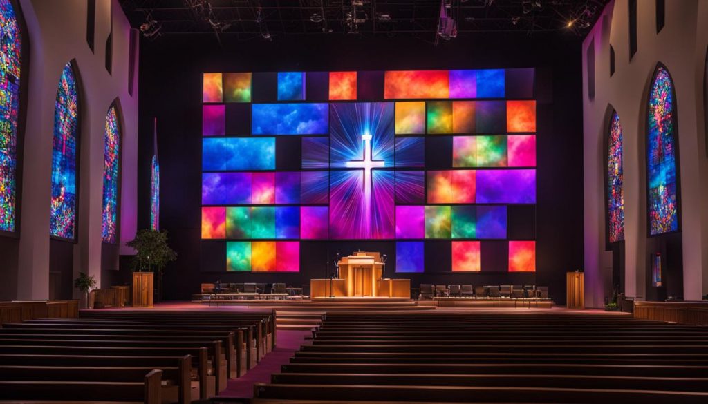 Church LED Screen Installation