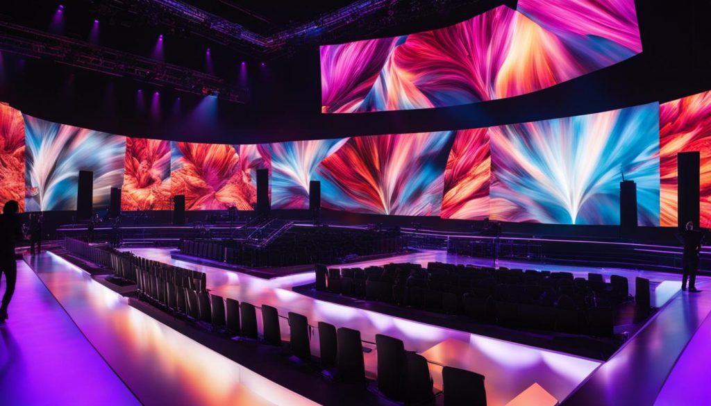 Concert video walls