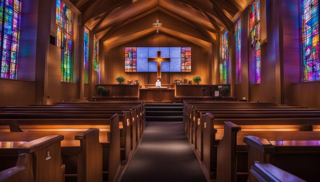 Digital LED display for religious organizations