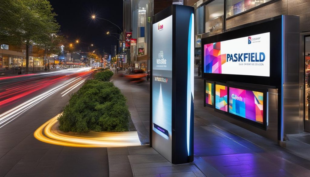 Digital signage in Brookfield