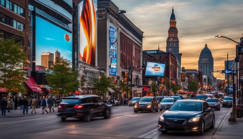 Digital signage in Cleveland