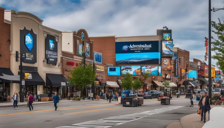 Digital signage in Clinton Township