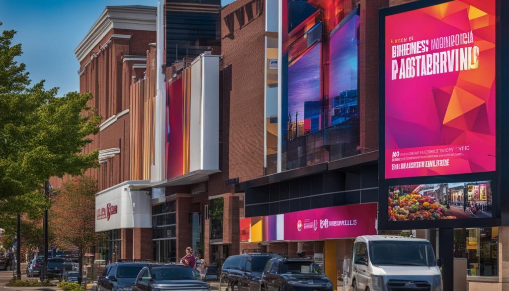 Digital signage in Collierville