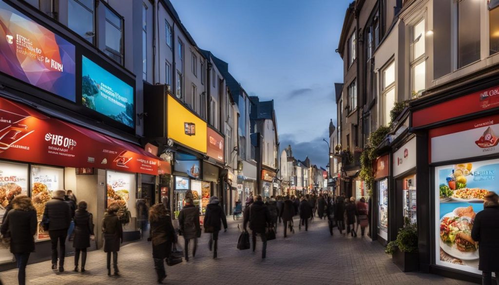 Digital signage in Dundalk