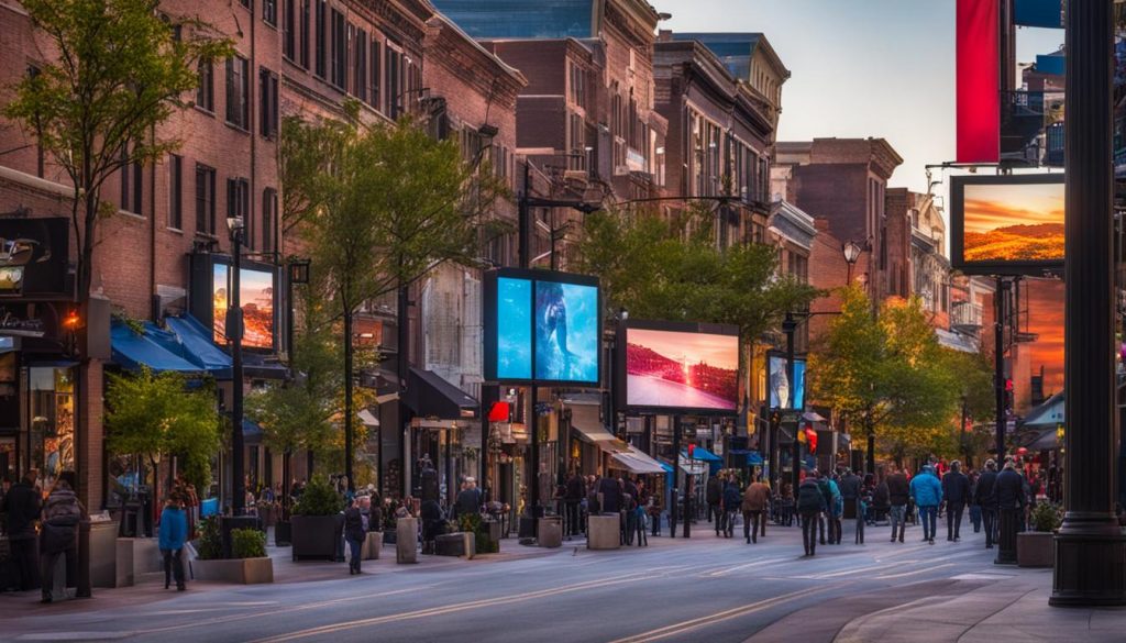 Digital signage in Erie