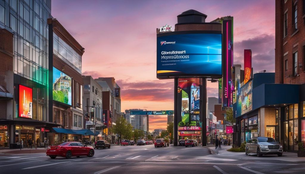 Digital signage in Franklin