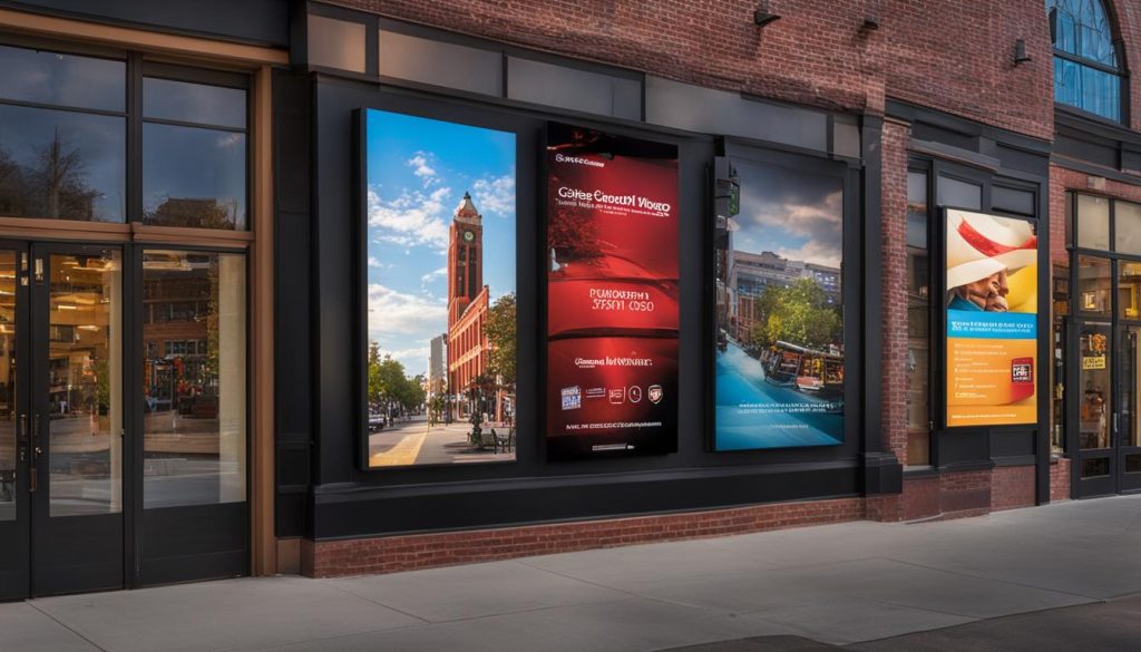 Digital signage in Frederick