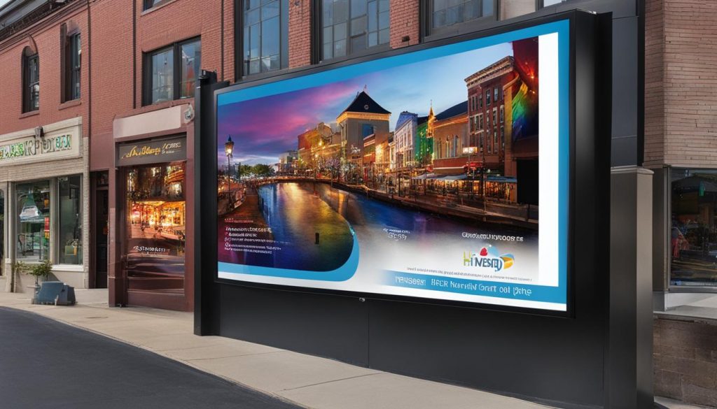 Digital signage in Hazleton