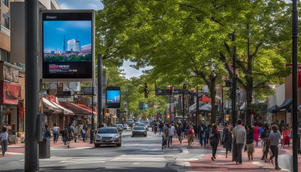 Digital signage in Silver Spring