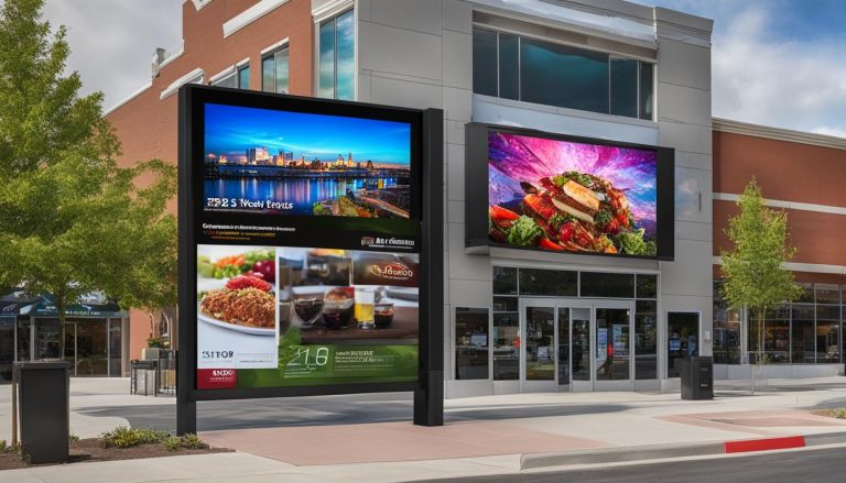 Digital signage in Sterling Heights