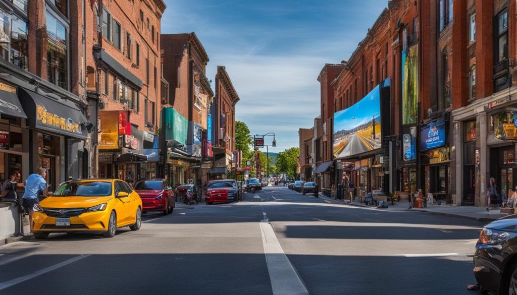 Digital signage in Troy