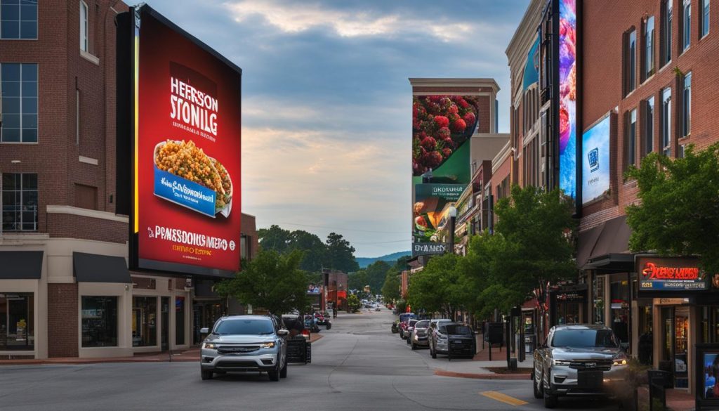 Hendersonville LED advertising