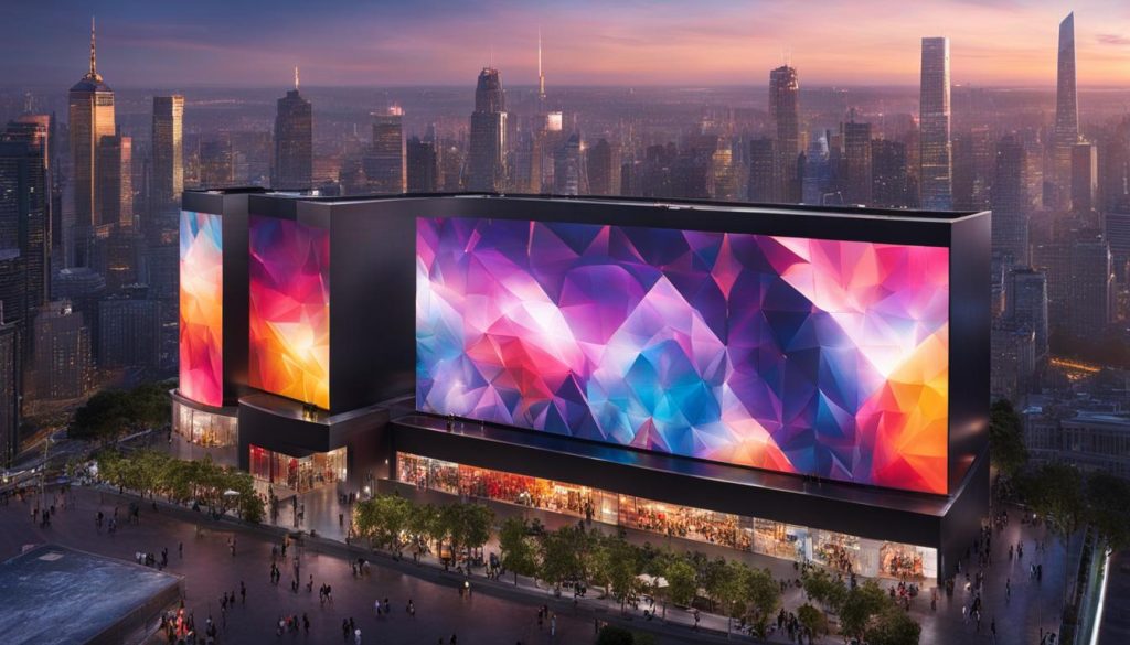 High-quality LED video wall display