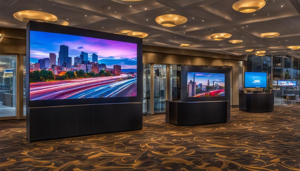 Indoor LED advertising screen Wyoming