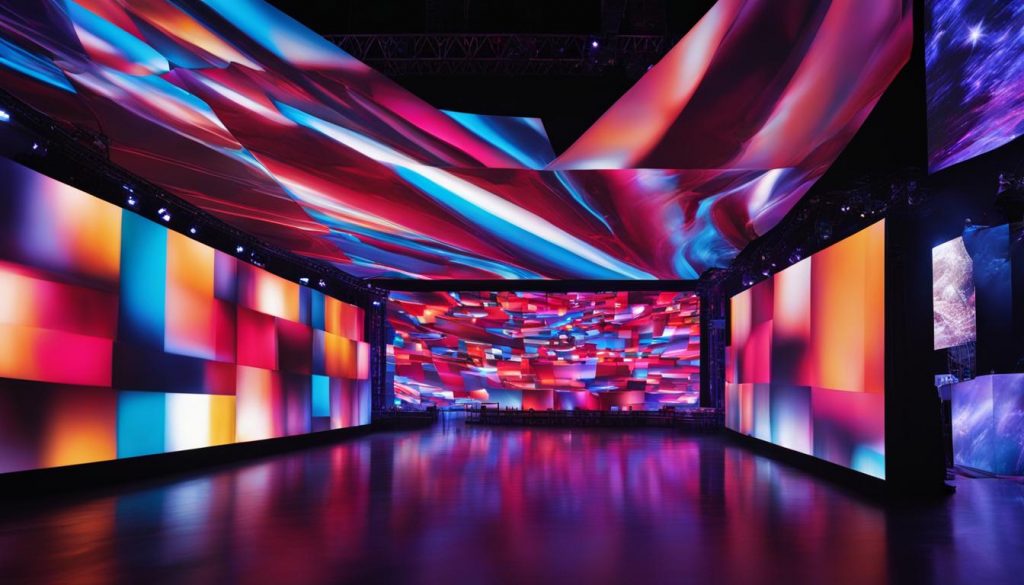 Indoor LED screen in Canton